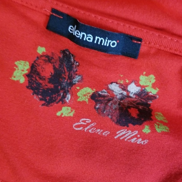 Elena Miro Red Dress Size XL - Picture 5 of 6